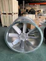 Ventilateur axial marin électrique, débit d'air élevé, vitesse du vent élevée, résistant à la corrosion, coque en tôle galvanisée robuste, pales en alliage d'aluminium