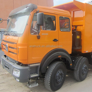 Camion à benne basculante léger à cabine unique Faw 6x4 d'occasion en usine LHD Euro 4 Beiben Make Fast Gear Box Diesel Carénage Camions à benne basculante à vendre - Product Image 4