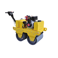 Large gamme d'équipements de construction routière : Rouleau vibratoire à double tambour avec pompe hydraulique Huade à vendre