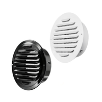 Grille d'aération murale extérieure moderne en acier inoxydable SS304 durable, étanche, avec moustiquaire, pour entrepôt