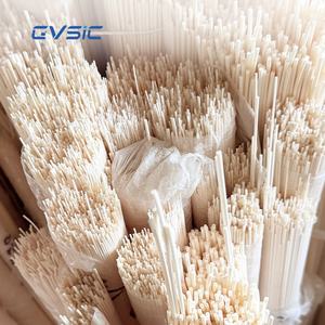 Tube en céramique d'alumine Al2O3 de haute pureté résistant aux chocs thermiques CVSIC pour four tubulaire - Product Image 2