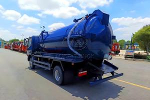 Single Axle Manual Sewer <b>Suction</b> Truck 8000-10000L, Self-unloading & Rear Hatch Openable, High <b>Suction</b> Force - Product Image 5