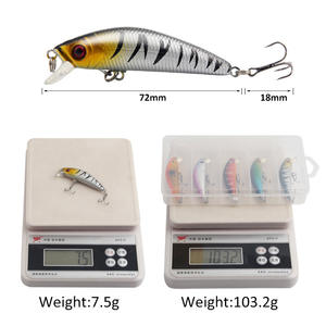 Leurre Minnow XY 52 7,2 cm 7,5 g pour la pêche au bar en eau moyenne avec vis à cliquet - Product Image 3