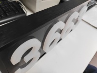 Numéros d'adresse LED à lumière blanche, panneaux solaires lumineux pour l'extérieur, pour la publicité, pour les maisons, les restaurants, les voitures, les hôpitaux