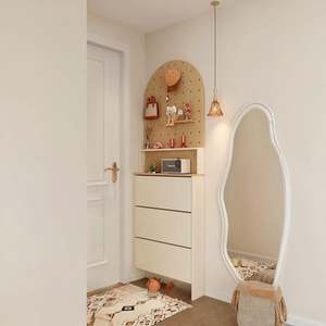 Modern Luxury <b>Wooden</b> <b>Shoes</b> <b>Rack</b> Storage Organizer <b>for</b> Living Room Entrance OEM/ODM Services Available <b>for</b> Bathroom Cabinets - Product Image 5