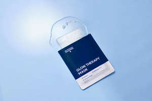 Masque en tissu éclaircissant et hydratant Glow Therapy, masque coréen pour le visage à l'acide hyaluronique, pour tous types de peaux - Product Image 3