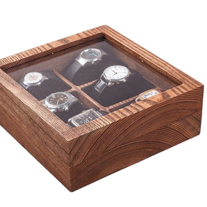 Organizador de relojes Joyero de madera <span class=keywords><strong>con</strong></span> tapa de plexiglás Estuche de exhibición grabado <span class=keywords><strong>Caja</strong></span> de reloj Joyero <span class=keywords><strong>con</strong></span> <span class=keywords><strong>muchos</strong></span> <span class=keywords><strong>compartimentos</strong></span> - Product Image 2