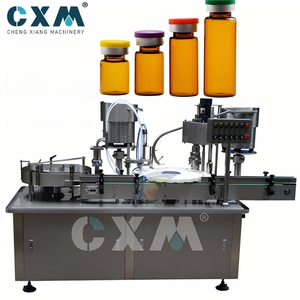 Machine de remplissage et de scellage automatique de flacons en verre et en plastique à écran tactile - Product Image 1