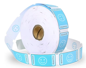 Etiquetas con Caras Sonrientes, Perforadas, Fáciles de Despegar, Imprimibles, de Cartón, con Reverso para Escribir - Product Image 5
