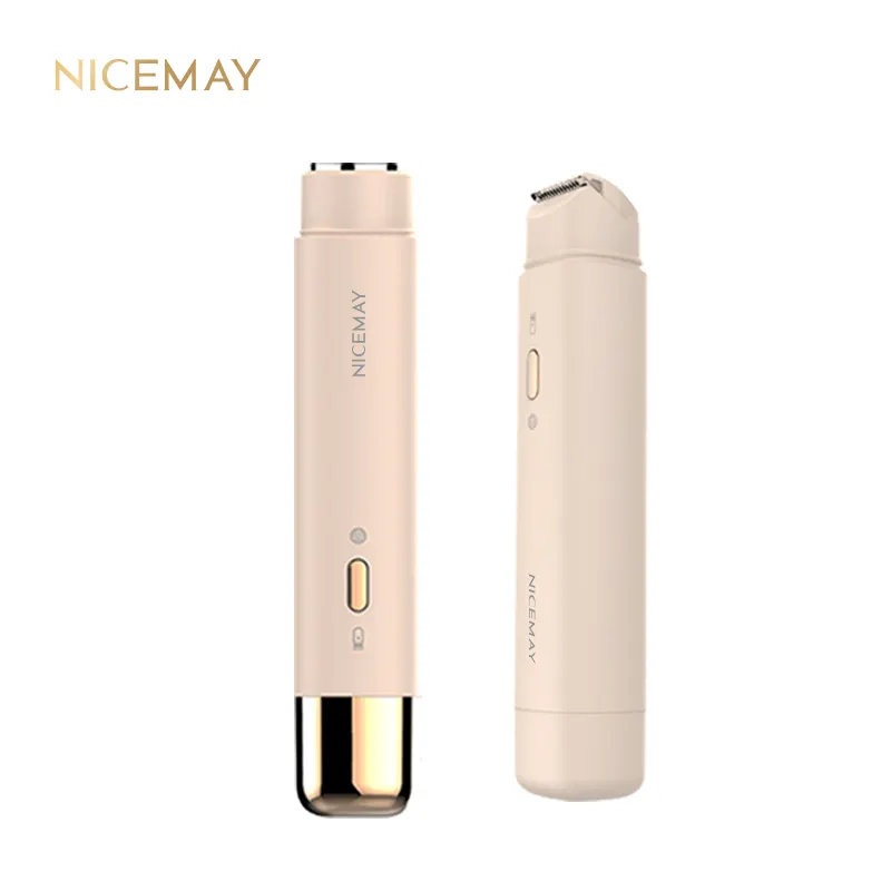 2 in 1 Body Facial Rechargeable Led Hair Trimmer Electric Portable Electric Lady Shaver Painless Bikini Hair Remover women