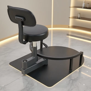 Nouvelle chaise de technicien tournante de barbier rotative professionnelle à 360 travaux lourds intégrés pour une utilisation en salle de coiffure - Product Image 2