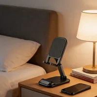 Support de téléphone portable pour bureau, support de téléphone réglable en hauteur et en angle