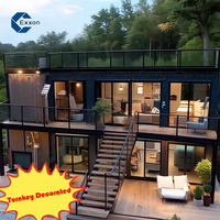Prix d'usine Maison en conteneur à deux étages à vendre Villa préfabriquée Maisons Maison modulaire privée de luxe personnalisée avec CE