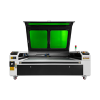 Machine de découpe et de gravure au laser CO2 1490 avec système de contrôle Ruida, refroidissement par eau pour acrylique, bois, papier, MDF, prise en charge AI/PLT