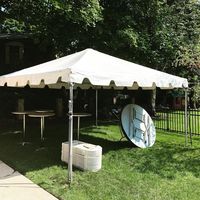 Carpa Modular de Aluminio para Todas las Estaciones, 10x10 Pies, de Alta Demanda, con Techo de PVC Impermeable y Resistente, para Campamentos y Reuniones al Aire Libre