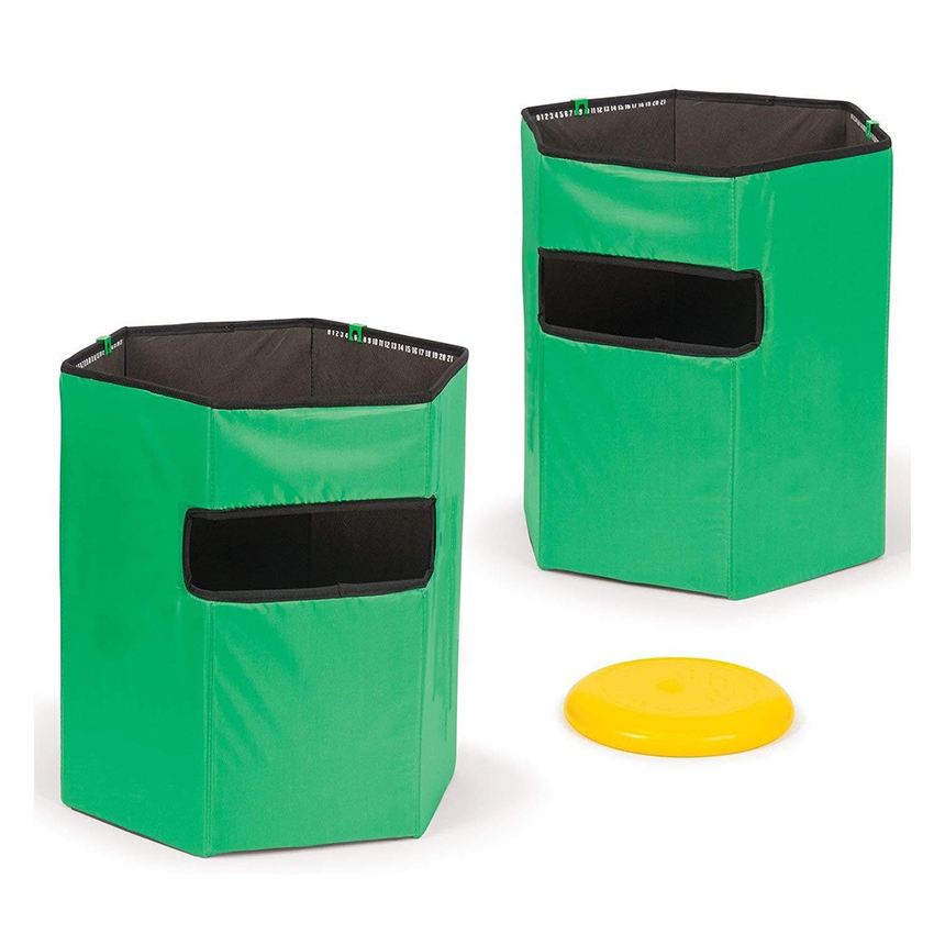 Портативная дисковая метательная мишень, летающее блюдце, набор дисковых игр для бросания на ярдах, парков, пляжных лагерей и задних дворов