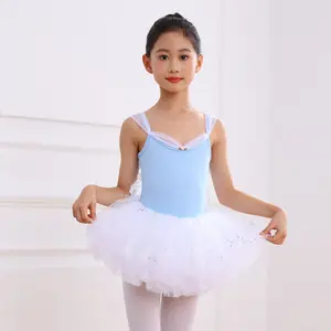 Kinder Tanzkostüme Mädchen Balletttanz-Bekleidung Trikot Kinder Ballett-Trainingskleidung Gymnastik für Mädchen