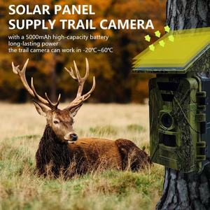 Pr903 Outdoor Solar Powered <b>Camera</b> 60mp 8k Video Infrared <b>Night</b> <b>Vision</b> For Fishponds Forestry With Wifi - Product Image 4