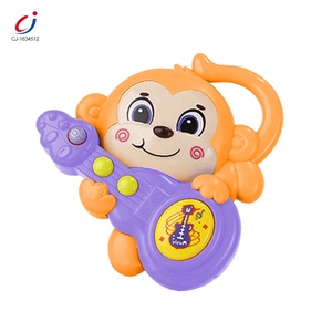 Chengji giocattoli musicali educativi per bambini attività giocando a <span class=keywords><strong>batteria</strong></span> simpatico giocattolo musicale scimmia con luci lampeggianti - Product Image 1