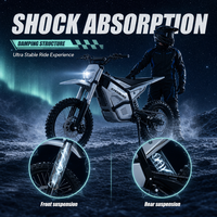 USA Stock SYKERUNS X7 Trail Challenge Electric Motorcycle Electric Dirt Bikes for Adults 5500W Electric Power Mud Route Riding