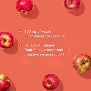 Gummies au vinaigre de cidre de pomme très populaires 500mg avec extrait de gingembre pour soutenir la digestion et favoriser l'amincissement chez les adultes – Gummies ACV - Product Image 5