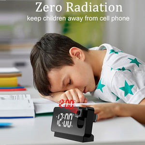 Fullwill Đồng Hồ Chiếu Thời Gian Laser Ban Ngày Mới Cho Người Lớn Máy Chiếu Xoay 180 Độ Sáng Mờ Đồng Hồ Báo Thức Kỹ Thuật Số Celling - Product Image 6