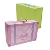 Boîte cadeau rectangulaire personnalisée en carton gris double, doublée d'éponge, avec fermeture magnétique, en matériaux recyclés écologiques