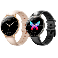 Reloj Inteligente para Mujer, Ultrafino, Diseño de Doble Esfera, AMOLED, IP68, Resistente al Agua, Monitor de Actividad Física con Luz Potente