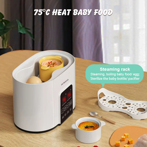 Calentador de biberones doble Digital Calentador de leche rápido Sream Esterilizador Descongelación Calentador de alimentos Control de temperatura Calentador de leche para bebés - Product Image 4