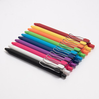 Stylo gel couleur macaron, stylo publicitaire avec logo personnalisé, stylo signature noir, papeterie étudiante, cadeau, vente en gros