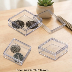 Boîtier PS en plastique transparent de haute qualité avec couvercle séparé, adapté à l'emballage de boîtes en plastique - Product Image 4