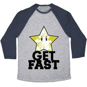 Camiseta de béisbol unisex Tri-Blend de Nerd Run - Product Image 4