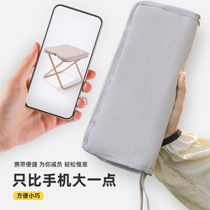 Silla plegable QX de acero ligero, silla tipo bolso para viajes, pesca, metro, tren de alta velocidad, silla plegable para colas, mini taburete pequeño - Product Image 3