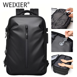 Wasserdichte Reise-Laptop-Rucksäcke Erweiterbar Große Kapazität Passwortschloss 180° °   Öffnender Vakuum-Kompressionsrucksack mit USB - Product Image 1