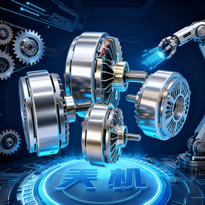 Op Maat Gemaakte Oem Magnetische Poederrem Fabriek Levert Veilige Ac Magnetische Remmotor Voor Voedseltransmissie-Onderdelen - Product Image 3