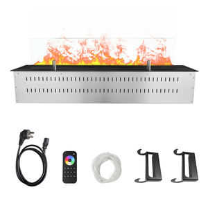 <span class=keywords><strong>Cheminée</strong></span> électrique à vapeur d'eau réaliste avec flamme artificielle <span class=keywords><strong>LED</strong></span> de 2000 ml, 78 pouces - Product Image 1