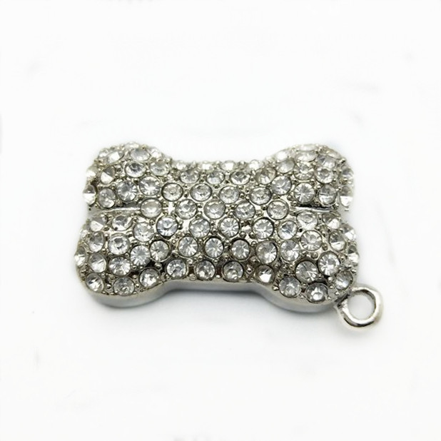 Wholesale New Stock Metal Jewelry USB 3.0 Flash Drive Dog Bone Shape 1-128GB Encryption CE Certified