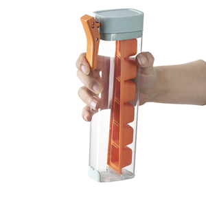 Press-Release <span class=keywords><strong>Ice</strong></span> Cube khay 6-Grid một tay <span class=keywords><strong>Ice</strong></span> Maker với Push-button phóng & dưới Dispenser vệ sinh băng pha chế - Product Image 3