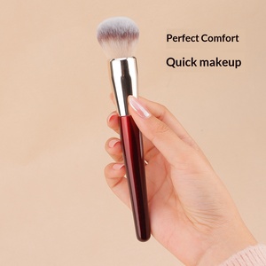 Brocha de Maquillaje Multifunción de Una Sola Cabeza con Mango Metálico, <span class=keywords><strong>para</strong></span> Base, Colorete, Polvo Suelto e Iluminador, con Pelo Sintético - Product Image 3