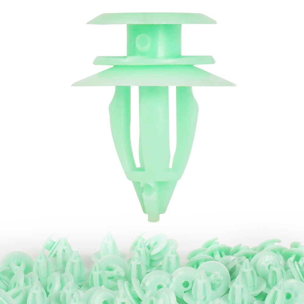 QGZ323, зеленый цвет, автомобильная нейлоновая заклепка, отделка дверной панели, брызговик, бампер, нейлоновые пластиковые зажимы, Автомобильный крепеж для BMW