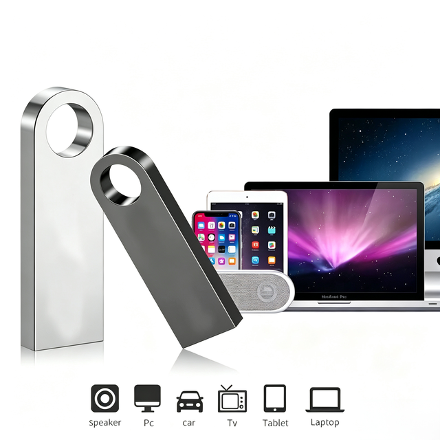 New Bulk Custom logo Portable Usb Metal Bullet Shaped USB 3.0/2.0 Flash Drive 8GB-128GB Enclosure for USB Security Camera Device