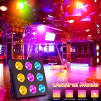 Projecteur LED professionnel 150W RGBW 4-en-1 à pixels pour scène, éclairage de scène LED à points, lumières matricielles à contrôle sonore pour DJ et discothèque, directement de l'usine OEM