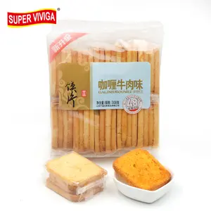 Petit-déjeuner chinois curry boeuf saveur pain grillé tranches collations - Product Image 1
