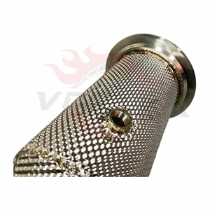 Tubería de Escape Térmicamente Aislada Vortex para Porsche Cayenne E3 9YA 3.0T 2018-2024 con Envoltura Térmica de Acero Inoxidable y Brida de Acero Billet - Product Image 4