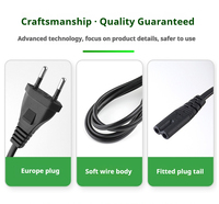 Câble d'alimentation européen YHYadapter 230V, rallonge de type AC avec prise IEC C7 CEE EU 2 broches pour appareils électroménagers