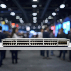 Thương hiệu mới ciscoo c9300 <span class=keywords><strong>48</strong></span> cổng <span class=keywords><strong>PoE</strong></span> Modular uplinks <span class=keywords><strong>PoE</strong></span> mạng chuyển đổi mạng lợi thế C9300-48P-A - Product Image 3