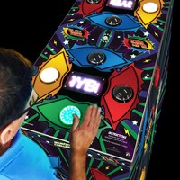 Machine de jeu d'arcade pour 2 joueurs, jeu de réflexes et de mémoire, en PVC, pour usage intérieur/extérieur, y compris parcs et parcs de trampolines