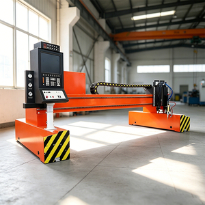 Découpeuse CNC à plasma et à flamme sur <span class=keywords><strong>portique</strong></span> robuste sur mesure pour la découpe et l'agencement de tôles métalliques grand format - Product Image 2