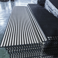 Panneau acoustique Akupanel MDF insonorisant à lattes, stratifié PET, placage bois chêne pour murs et plafonds, idéal pour auditoriums et salles.