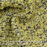 Polyester-Wolle-Acryl-Baumwolle Gemischter Gewebter Umweltfreundlicher Luxuriöser Atmungsaktiver Dehnbarer Bouclé Schwerer Polsterstoff für Sofa und Zuhause